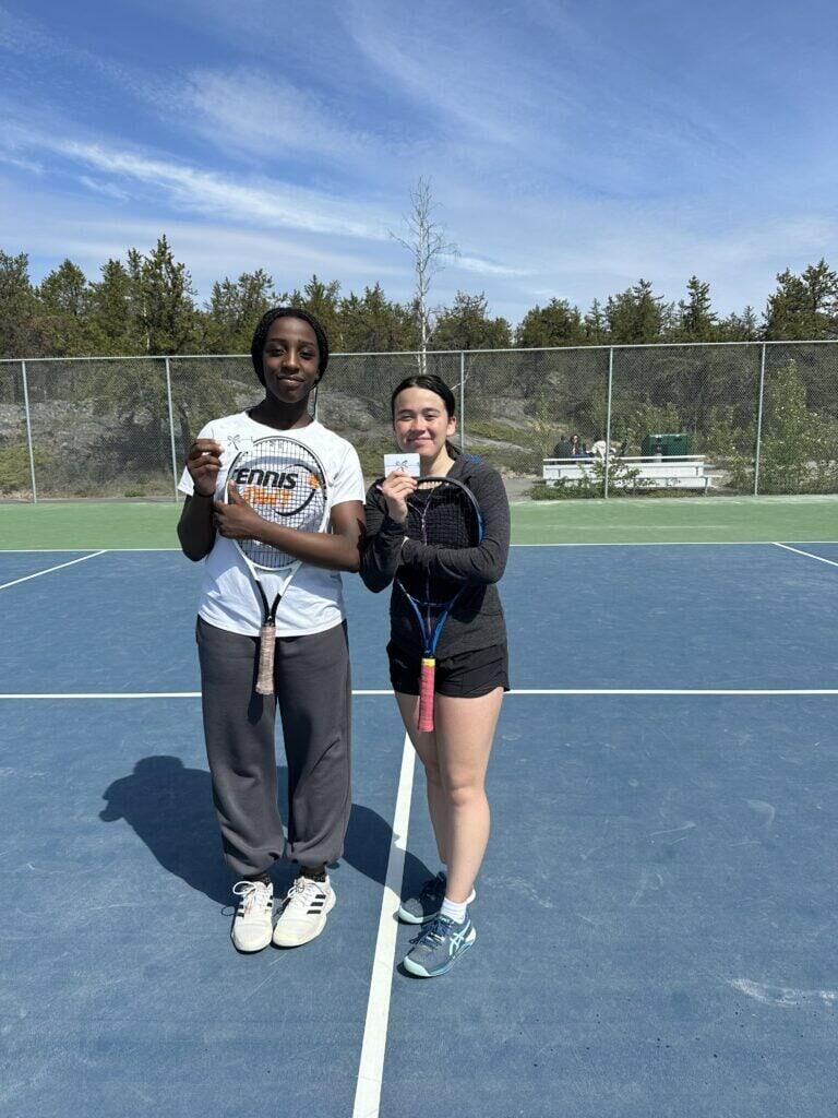 Ladie doubles winners